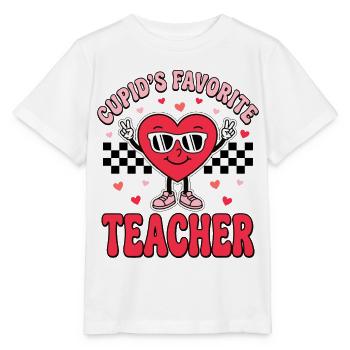 Le professeur préféré de Cupidon - T-shirt bio MINI CREATOR Stanley/Stella Enfant - blanc - Devant - Maike (125cm)