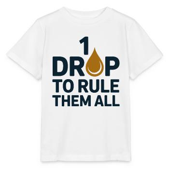 Homéopathie 1 Drop pour les juger tous professionnels - T-shirt bio MINI CREATOR Stanley/Stella Enfant - blanc - Devant - Maike (125cm)