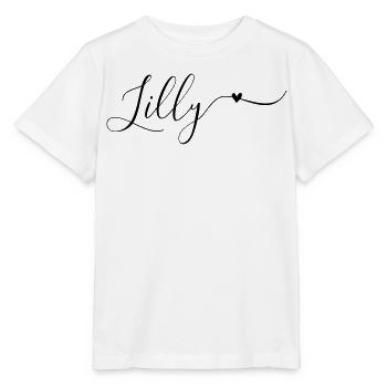 Prénom Lys Prénom Décoratif - T-shirt bio MINI CREATOR Stanley/Stella Enfant - blanc - Devant - Maike (125cm)