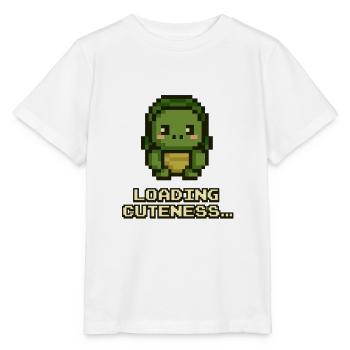Download Cute Dino Pixel - Stanley/Stella MINI CREATOR Kids’ T-Shirt - white - Front - Maike (125cm)