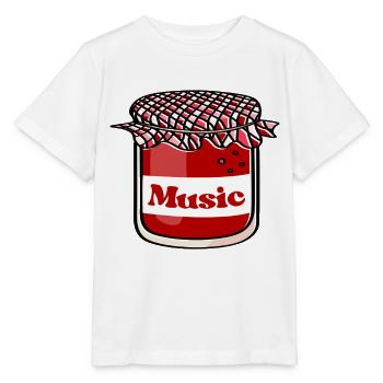 Music Jam Jar – Sheet Music Jam - Stanley/Stella MINI CREATOR Kids’ T-Shirt - white - Front - Maike (125cm)