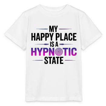 Hypnotiseur Mein Glücksort ist ein Hypnotischer Zustandsprofi - Stanley/Stella Kinder T-Shirt MINI CREATOR  - Weiß - Vorne - Maike (125cm)