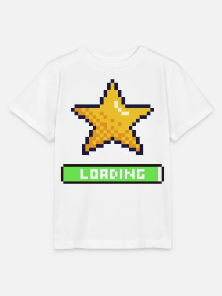 Pixel Star wird geladen - Stanley/Stella Kinder T-Shirt MINI CREATOR  - Weiß