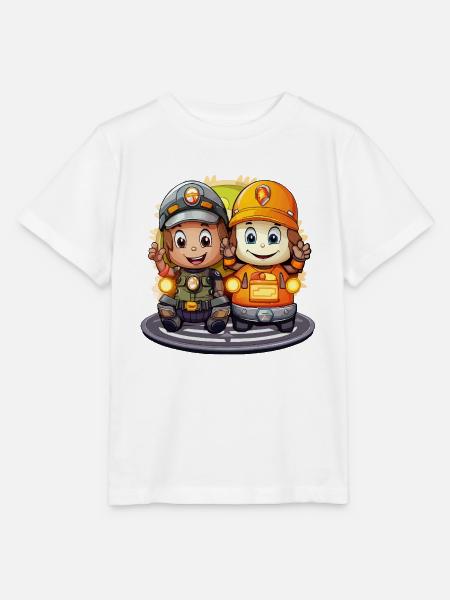 Zwei Minenhelden - Stanley/Stella Kinder T-Shirt MINI CREATOR  - Weiß