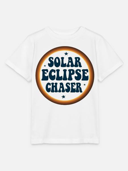 Solar eclipse chaser - Stanley/Stella Kinder T-Shirt MINI CREATOR - Weiß
