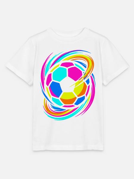 Fußball - Stanley/Stella Kinder T-Shirt MINI CREATOR  - Weiß