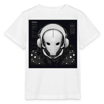 One Bulky Mech - Couverture de la séquence de limon - T-shirt bio MINI CREATOR Stanley/Stella Enfant - blanc - Devant - Maike (125cm)