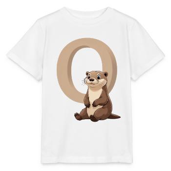Otter et Big O Design - T-shirt bio MINI CREATOR Stanley/Stella Enfant - blanc - Devant - Maike (125cm)