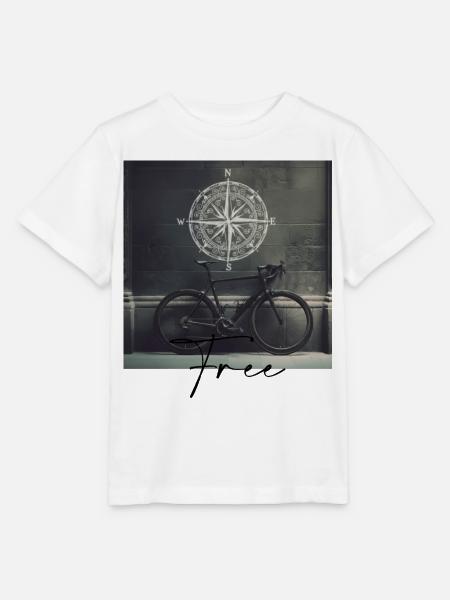 Fahrrad - Stanley/Stella Kinder T-Shirt MINI CREATOR - Weiß