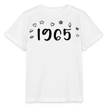 Jubiläum 1965 1965 Retro 1965 - Stanley/Stella Kinder T-Shirt MINI CREATOR  - Weiß - Vorne - Maike (125cm)