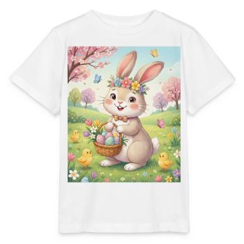 Easter Bunny - Stanley/Stella MINI CREATOR Kids’ T-Shirt - white - Front - Maike (125cm)