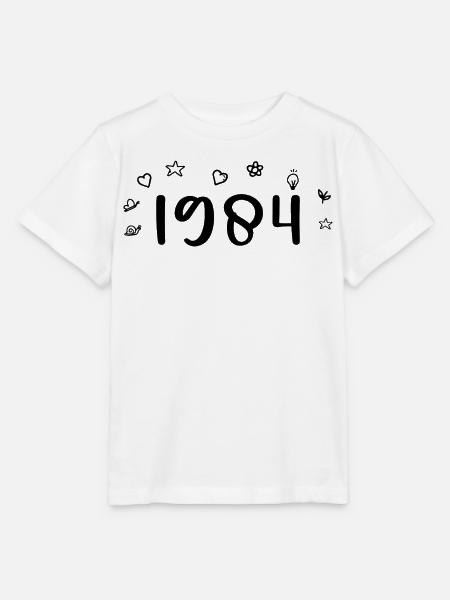 1984 Jubiläum 1984 Retro 1984 - Stanley/Stella Kinder T-Shirt MINI CREATOR - Weiß