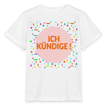 Poste de licenciement - T-shirt bio MINI CREATOR Stanley/Stella Enfant - blanc - Devant - Maike (125cm)