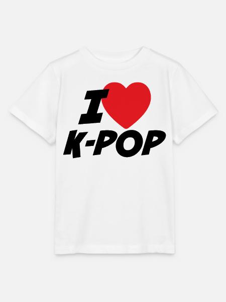 Ich liebe K-Pop - Stanley/Stella Kinder T-Shirt MINI CREATOR - Weiß
