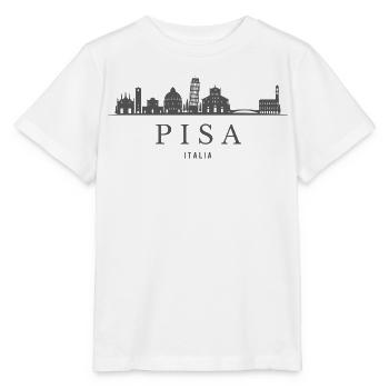 Skyline von Pisa, Pisa, Italien - Stanley/Stella Kinder T-Shirt MINI CREATOR  - Weiß - Vorne - Maike (125cm)