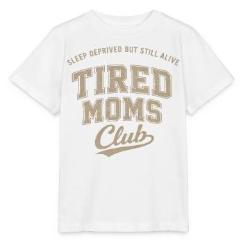 Schlaflos, aber noch am Leben – Club der müden Mütter - Stanley/Stella Kinder T-Shirt MINI CREATOR  - Weiß - Vorne - Maike (125cm)