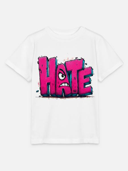 Hate Graffiti - Stanley/Stella Kinder T-Shirt MINI CREATOR - Weiß