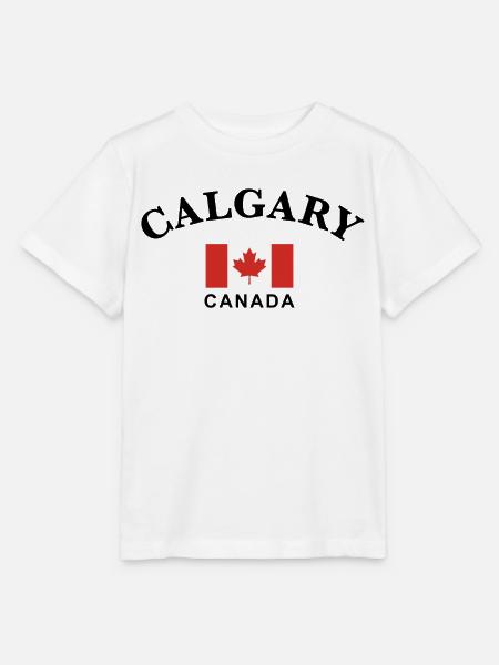 Calgary, Kanada - Stanley/Stella Kinder T-Shirt MINI CREATOR - Weiß