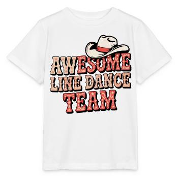 Awesome Line Dance Team - Stanley/Stella MINI CREATOR Kids’ T-Shirt - white - Front - Maike (125cm)