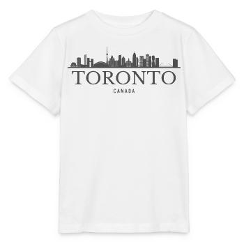 Toronto, Kanada, Skyline von Toronto - Stanley/Stella Kinder T-Shirt MINI CREATOR  - Weiß - Vorne - Maike (125cm)