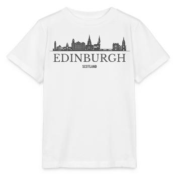 Edinburgh Schottland, Edinburgh Skyline - Stanley/Stella Kinder T-Shirt MINI CREATOR  - Weiß - Vorne - Maike (125cm)