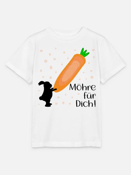 Karotte Möhre Osterhase - Stanley/Stella Kinder T-Shirt MINI CREATOR  - Weiß