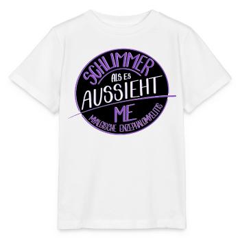 Schlimmer als es aussieht, M.E.  - Stanley/Stella Kinder T-Shirt MINI CREATOR  - Weiß - Vorne - Maike (125cm)