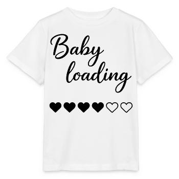 Baby Loading - Stanley/Stella Kinder T-Shirt MINI CREATOR  - Weiß - Vorne - Maike (125cm)
