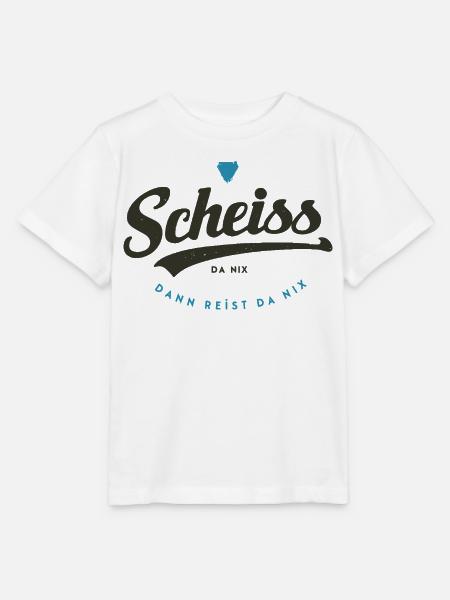 Scheiss da nix - Stanley/Stella Kinder T-Shirt MINI CREATOR  - Weiß