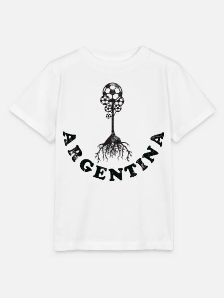 Argentina Fussball - Stanley/Stella Kinder T-Shirt MINI CREATOR  - Weiß