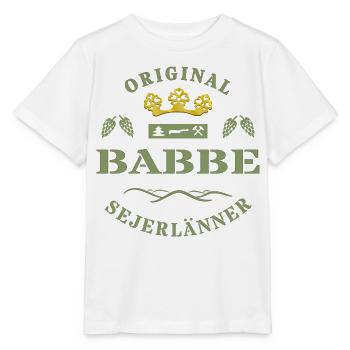Sejerlaenner Babbe Siegerländer Vater Siegerland - Stanley/Stella Kinder T-Shirt MINI CREATOR  - Weiß - Vorne - Maike (125cm)