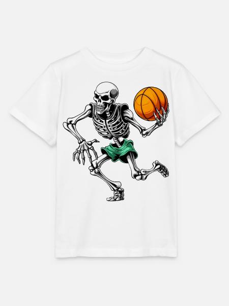 Hooper Skelett - Stanley/Stella Kinder T-Shirt MINI CREATOR - Weiß