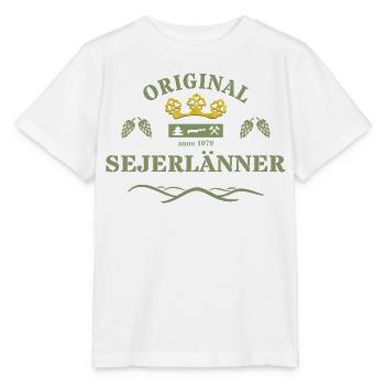 Original Sejerlänner Siegerländer  - Stanley/Stella Kinder T-Shirt MINI CREATOR  - Weiß - Vorne - Maike (125cm)