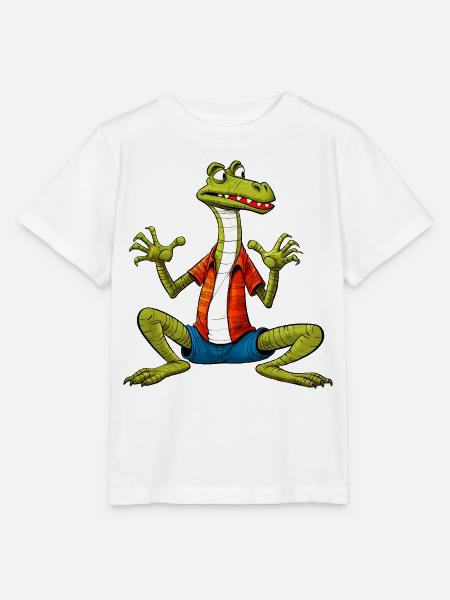 Yogi Eidechse - Stanley/Stella Kinder T-Shirt MINI CREATOR - Weiß