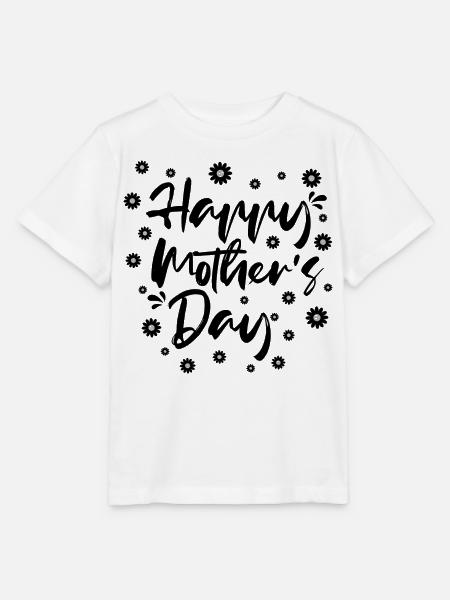Happy Mothers Day Geschenkhemd - Stanley/Stella Kinder T-Shirt MINI CREATOR  - Weiß