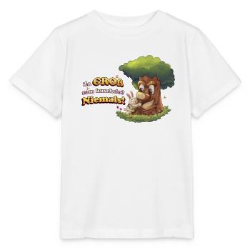 Siggi und der Zauberwald - Kuscheln - Stanley/Stella Kinder T-Shirt MINI CREATOR  - Weiß - Vorne - Maike (125cm)