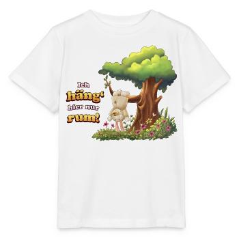 Siggi und der Zauberwald - Chillen - Stanley/Stella Kinder T-Shirt MINI CREATOR  - Weiß - Vorne - Maike (125cm)