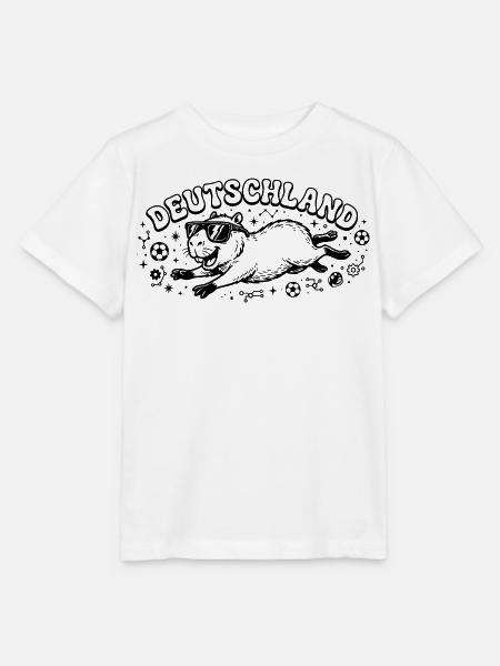 Deutschland Capybara - Stanley/Stella Kinder T-Shirt MINI CREATOR  - Weiß