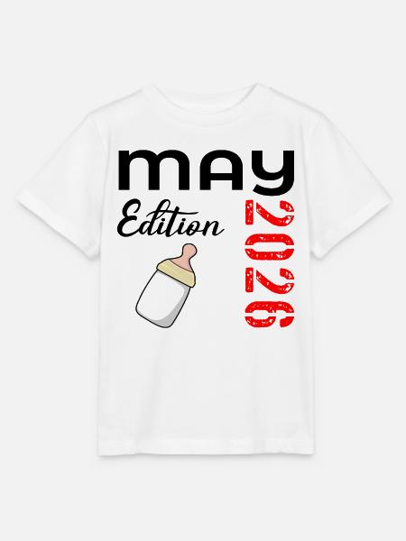 Geburt des Babys Mai 2026 - Stanley/Stella Kinder T-Shirt MINI CREATOR  - Weiß