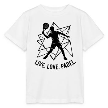 Vie Amour Padel Sport Mode de vie Mode de vie - T-shirt bio MINI CREATOR Stanley/Stella Enfant - blanc - Devant - Maike (125cm)
