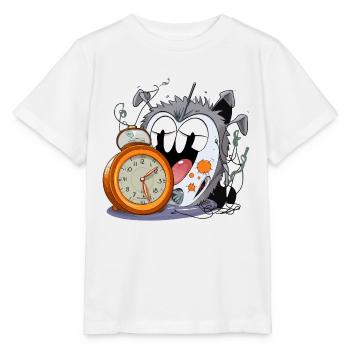 Sleepless watch monster - Stanley/Stella MINI CREATOR Kids’ T-Shirt - white - Front - Maike (125cm)