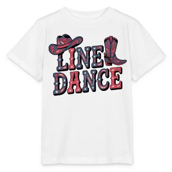 Lone Dance Western Boots Stars - Stanley/Stella MINI CREATOR Kids’ T-Shirt - white - Front - Maike (125cm)