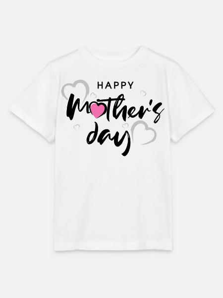 Happy Mothersday-Shirt - Stanley/Stella Kinder T-Shirt MINI CREATOR - Weiß