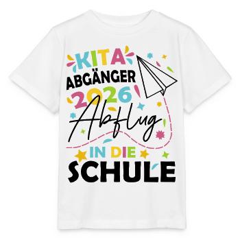 Kita Abgänger 2026 - Stanley/Stella Kinder T-Shirt MINI CREATOR  - Weiß - Vorne - Maike (125cm)