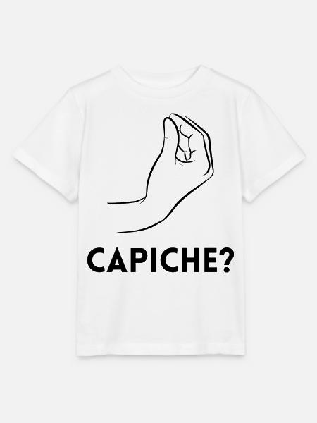 Capiche – Verstehst du? - Stanley/Stella Kinder T-Shirt MINI CREATOR  - Weiß