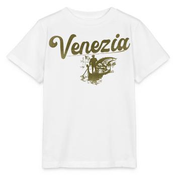 Venedig, Vintage - Stanley/Stella Kinder T-Shirt MINI CREATOR  - Weiß - Vorne - Maike (125cm)