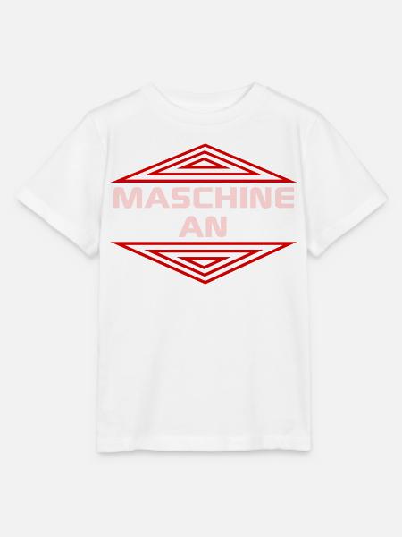 Maschine an Motivation - Stanley/Stella Kinder T-Shirt MINI CREATOR - Weiß