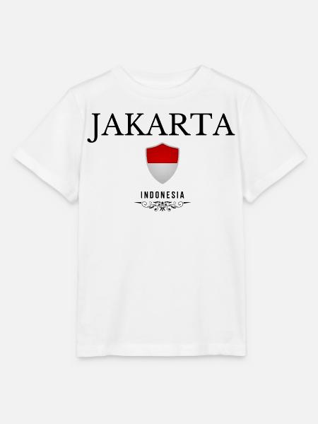 Souvenir-Jakarta, elegantes Jakarta-Design - Stanley/Stella Kinder T-Shirt MINI CREATOR - Weiß