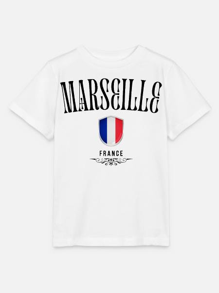 Marseille-Souvenir, elegantes Design Marseille - Stanley/Stella Kinder T-Shirt MINI CREATOR - Weiß
