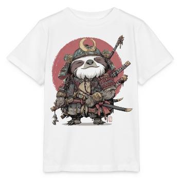 Armure samouraï paresseuse - T-shirt bio MINI CREATOR Stanley/Stella Enfant - blanc - Devant - Maike (125cm)